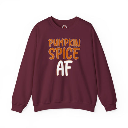 Pumpkin Spice AF Crewneck Sweatshirt The Devil's Pickle