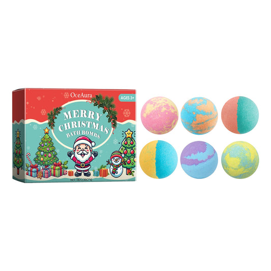 Christmas Colorful Bath Ball, Bubble Shower Fragrance Moisturizes Long-Lasting Plant Cleaning Bath Ball V.I.P Digital Presence