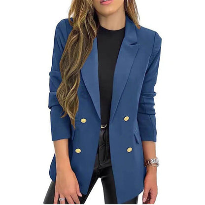 Casual Long Sleeve Lapel Button Autumn Coat FitiqueFit