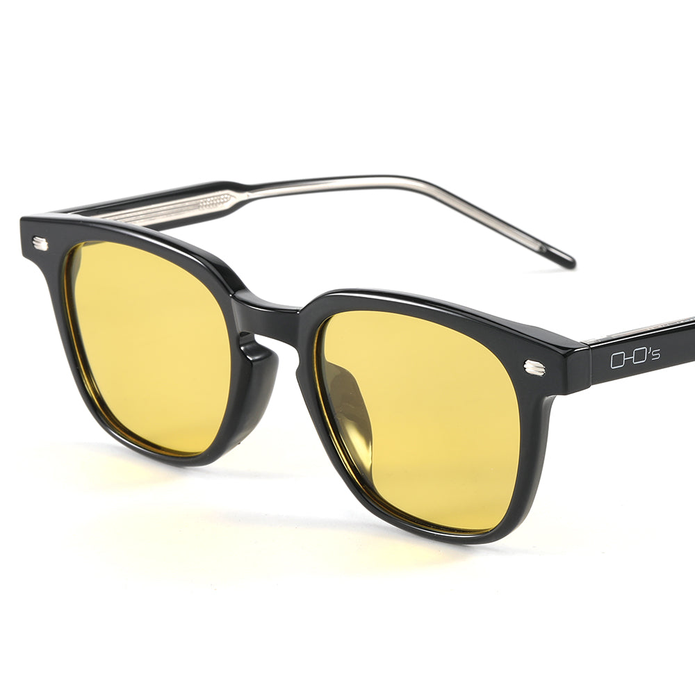 JESSIE Yellow Polarized Wayfarer Sunglasses OHO's