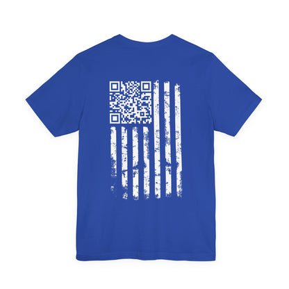 American Flag QR Code T-Shirt The Devil's Pickle