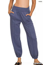 Zenana Scuba Elastic Waist Joggers with pockets New Era Fashion LLc