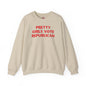 Pretty Girls Vote Republican Crewneck Sweatshirt The Devil's Pickle