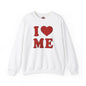I Heart Me Crewneck Sweatshirt The Devil's Pickle