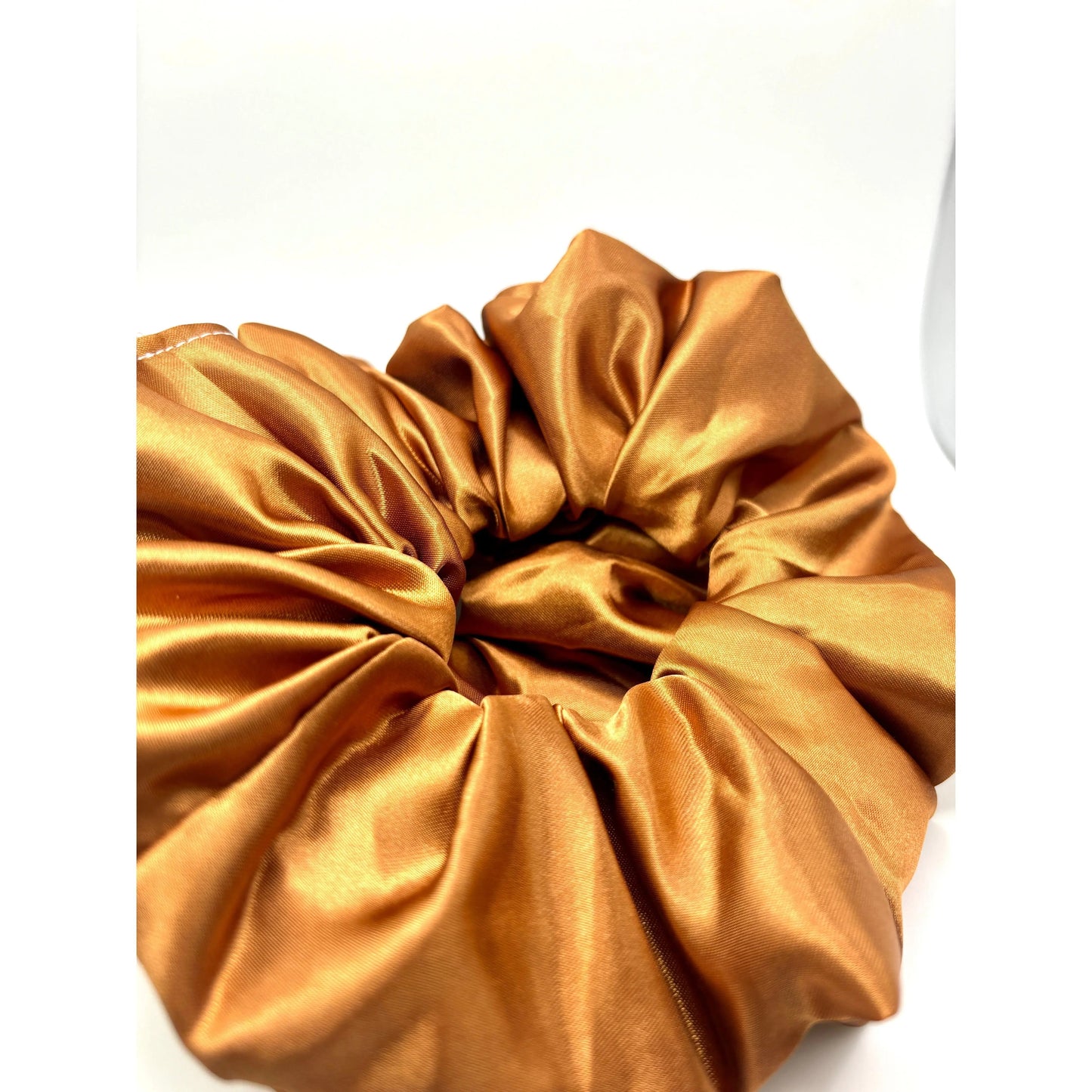 Golden Brown Silk Scrunchie Enchanted Scrunch