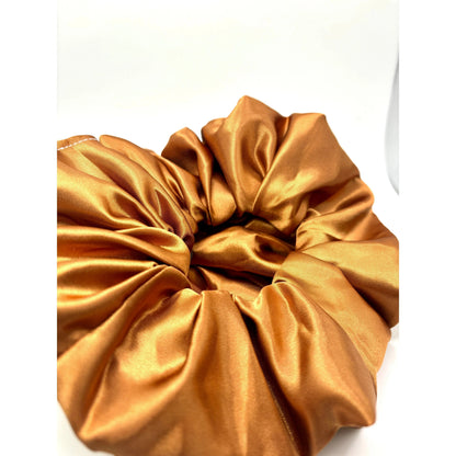 Golden Brown Silk Scrunchie Enchanted Scrunch
