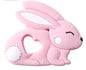 Baby Teether Silicone Rabbit Food Grade Bunny Teether Nursing Teething  Accessories Silicone Animal Teether For Kids and Baby Stevvex