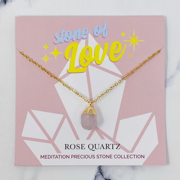 Meditation Semi-Precious Stone Pendant Necklace Shop Style & More | Fresh Looks, Everyday Deals & Free Shipping