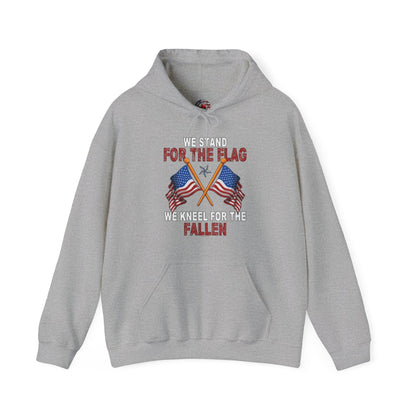 We Stand For The Flag Hooded Sweatshirt The Devil's Pickle