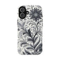 Floral Tough Phone Cases, Durable Phone Cover, Stylish Floral Design, Gift for Her, Trendy Tech Accessories, Birthday Present Grayceful LLC