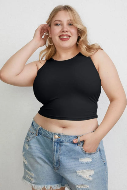 Basic Bae Full Size Round Neck Slim Tank New Era Fashion LLc