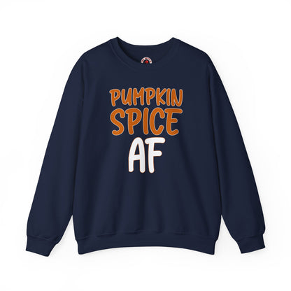 Pumpkin Spice AF Crewneck Sweatshirt The Devil's Pickle