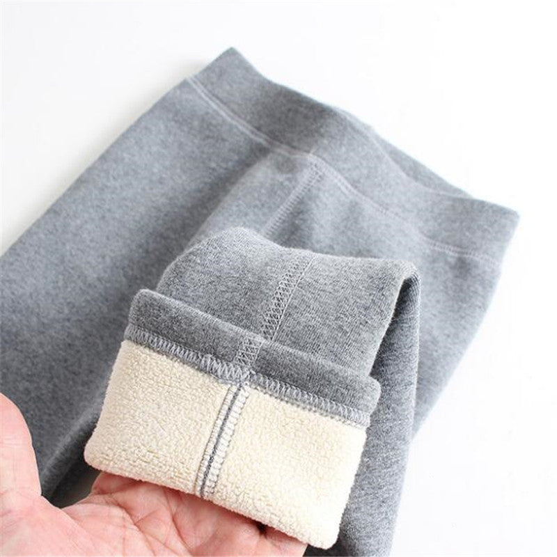 Girls Wool-Lined Thickened Winter Leggings FitiqueFit