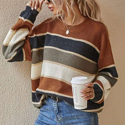 Women’s Striped Sweater FitiqueFit