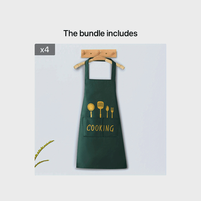 Single Apron, Featuring Pockets, Suitable for Coffee Shops, Dining Establishments, And Versatile Use, Measuring 28.3 Inches by 25.5 Inches. NovaCart