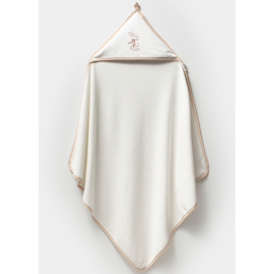 Bunny Hooded Baby Bath Towel Honey and Hive