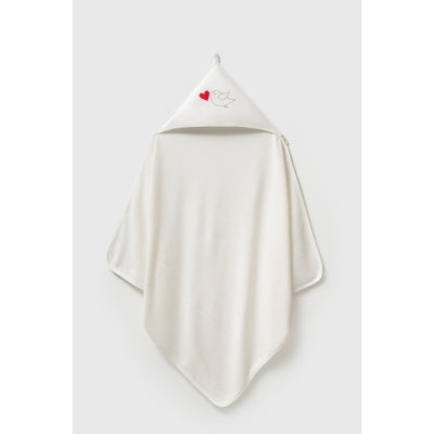 Lovebird Hooded Bath Towel Honey and Hive