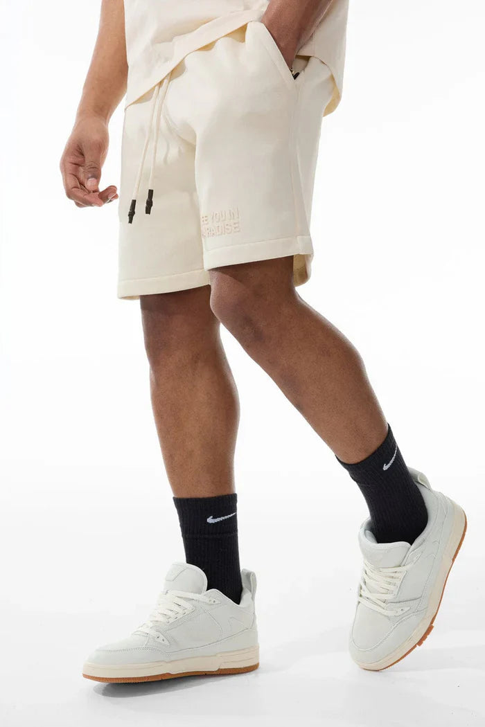 Jordan Craig Paradise Tonal Shorts - Bone Denim Exchange