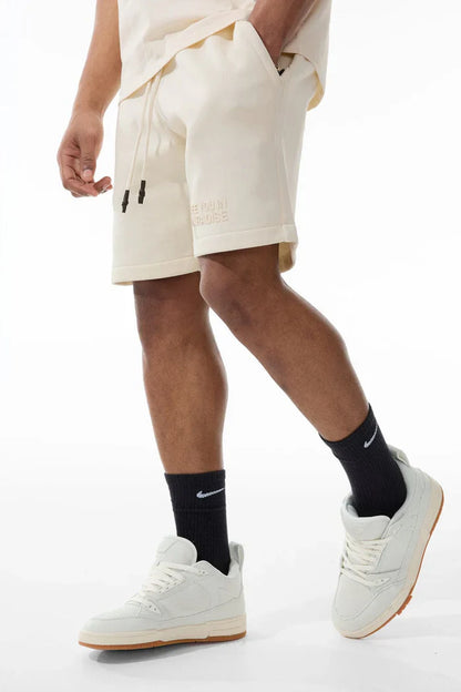 Jordan Craig Paradise Tonal Shorts - Bone Denim Exchange