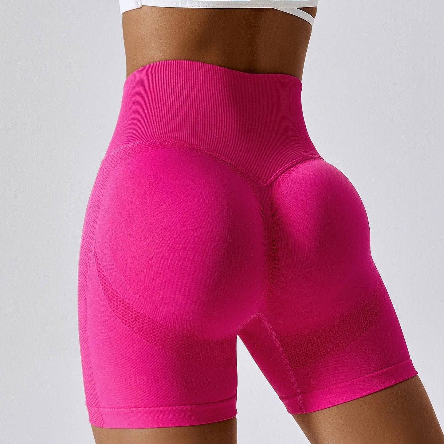 Country Girl High-Waisted Fitness Shorts | Butt Lifting & Ribbed Activewear for Yoga & Running Country in My Heart