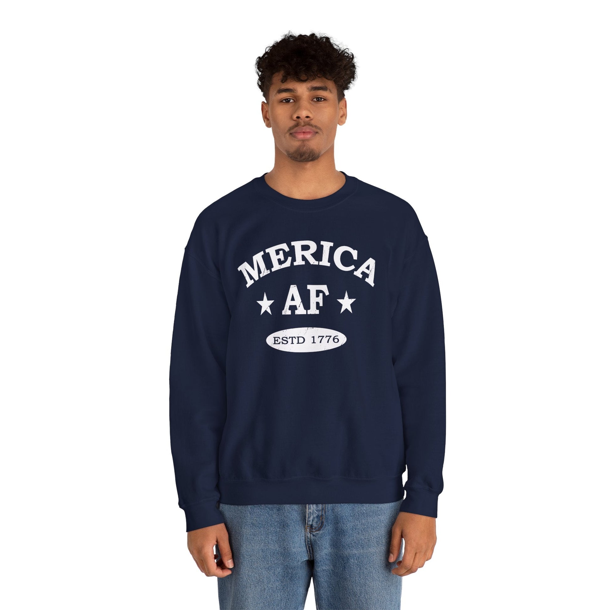 Merica AF Crewneck Sweatshirt The Devil's Pickle