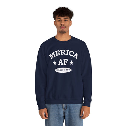 Merica AF Crewneck Sweatshirt The Devil's Pickle