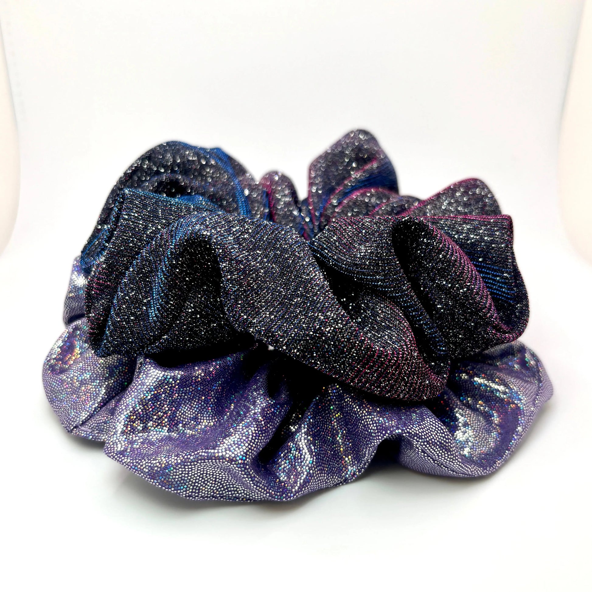 Purple Holographic & Sparkle Scrunchie Set Enchanted Scrunch