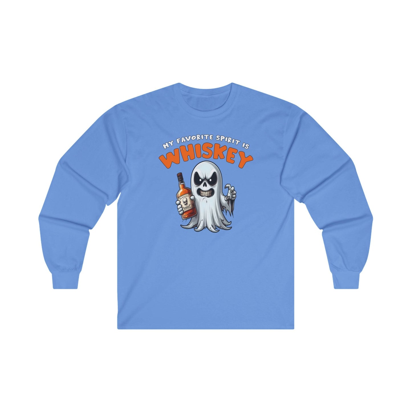 My Favorite Spirit Is Whiskey Long Sleeve Tee The Devil's Pickle
