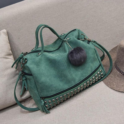 Rustic Charm Leather Shoulder Bag – Stylish Cowgirl Handbag Country in My Heart