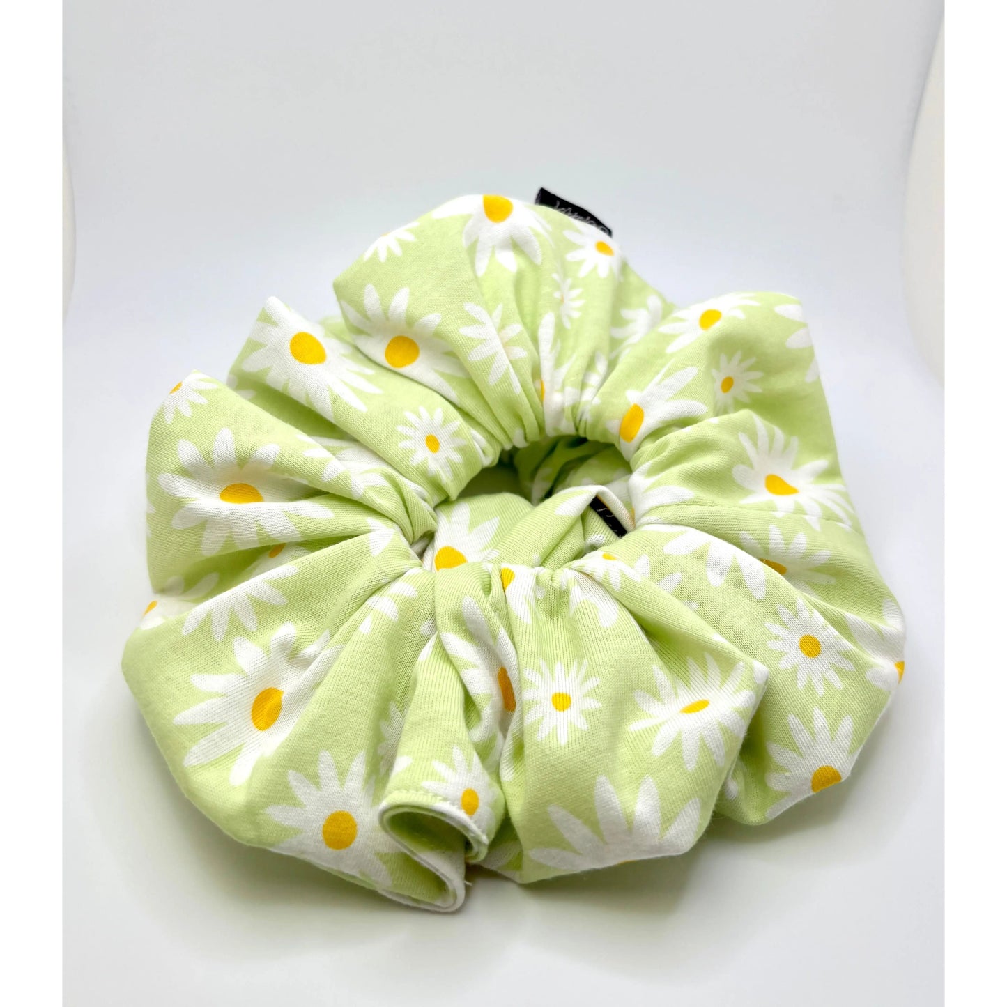 Green Daisy Summer Scrunchie Enchanted Scrunch