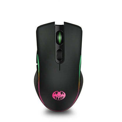 2.4G Wireless Charging Mouse/Colorful Luminous Battery Storage Wireless Charging Wireless Luminous Mouse