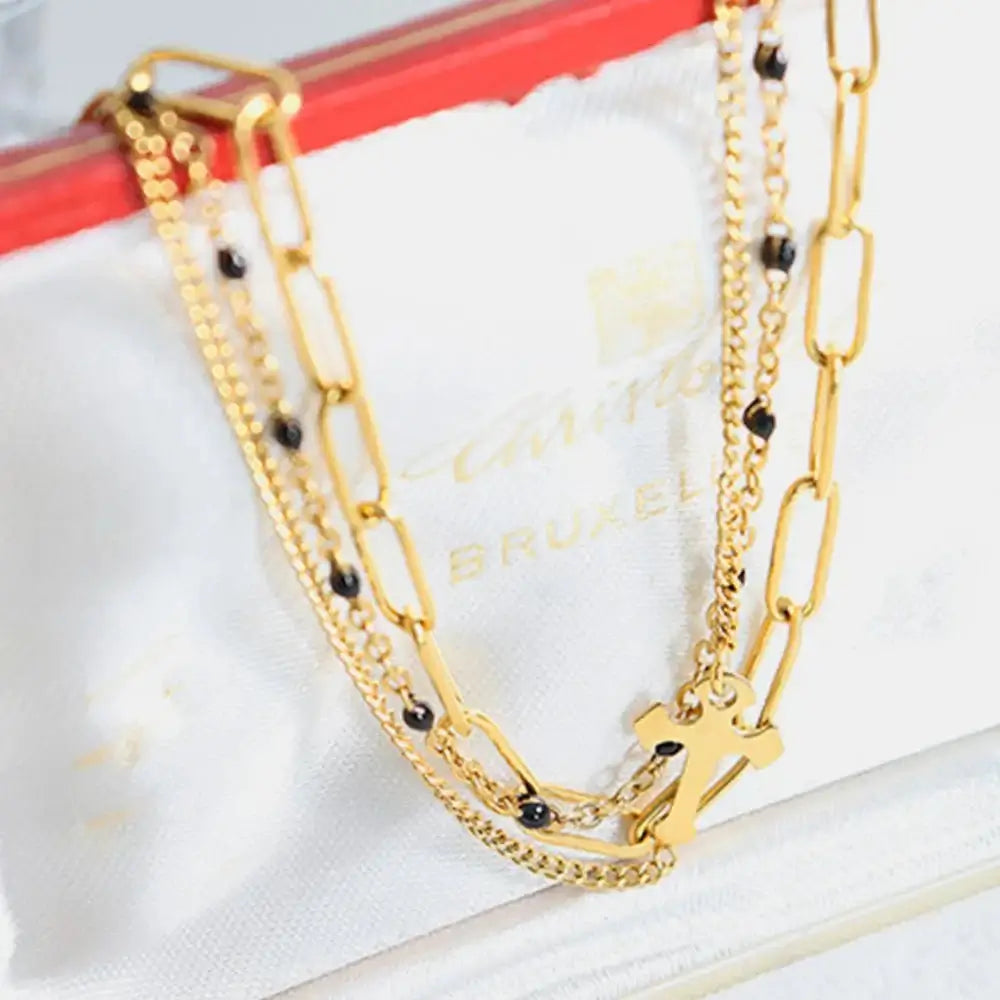 Layerlight Chain Bracelet Ivory Embers