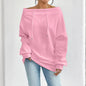 Plus Size Off Shoulder Pullover FitiqueFit