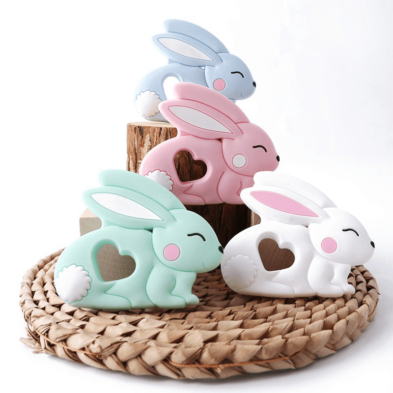 New Sets Baby Silicone Teether Rodent Silicone Animal Fox Teeth Chew Children Goods Stevvex