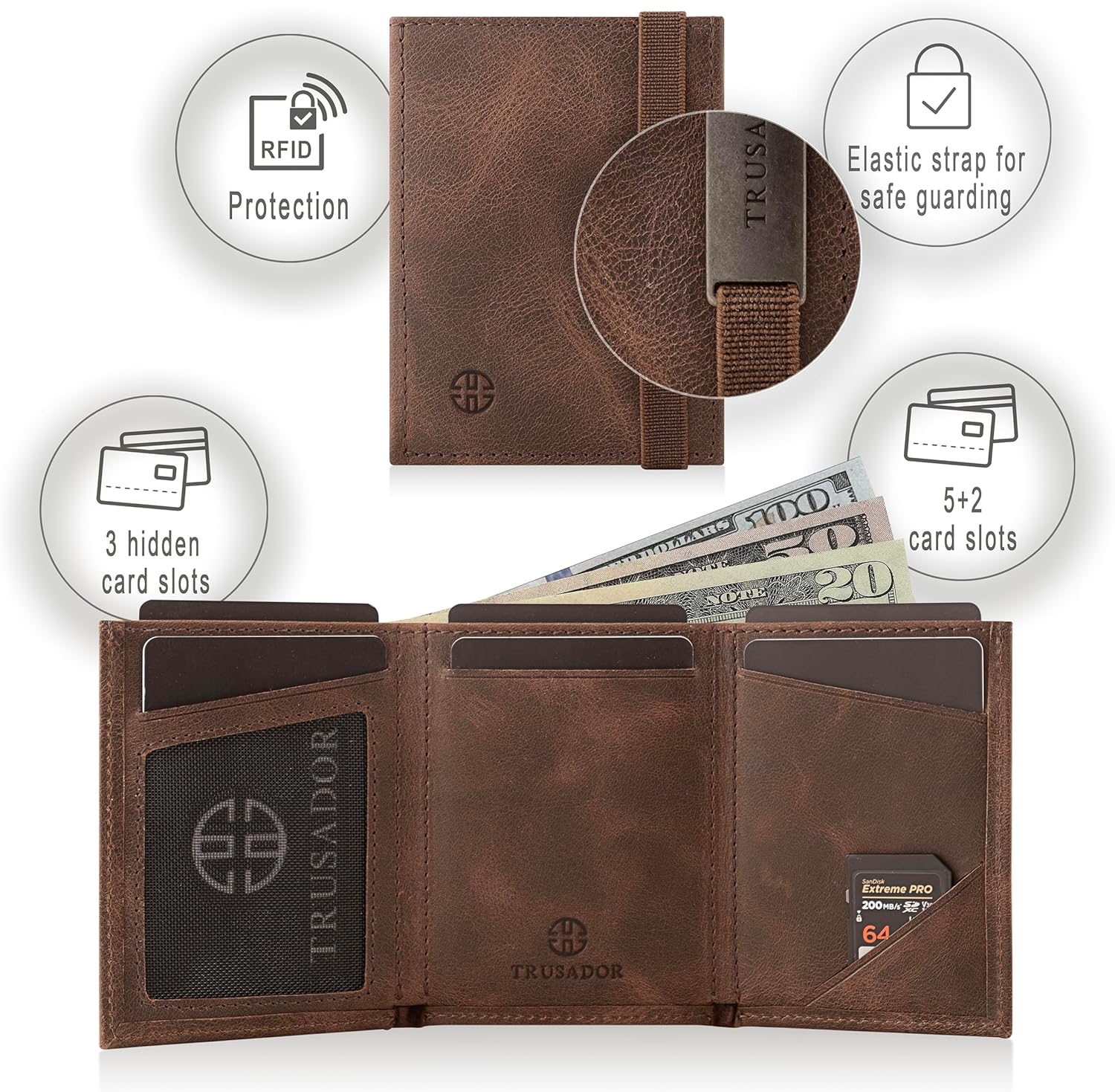 Marseille Mirror Wallet Trusador