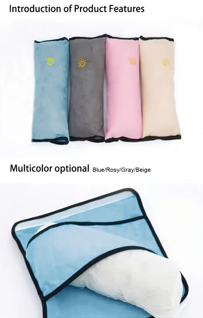 Soft Auto Seat Strap Headrest Neck Support - Car Seat Belt Pillow, Shoulder Pads, Safety Belt Protector Cushion, Comfortable Fabric Material for Enhanced Comfort and Safety, Car Comfort Accessory | Sun Design Pillow | Durable NovaCart