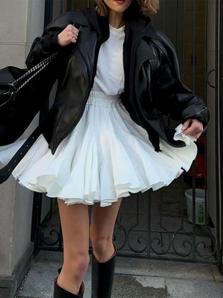 Vintage Pleated Ruffled Mini Skirt | Country Girl Festival & Rodeo Skirt Country in My Heart