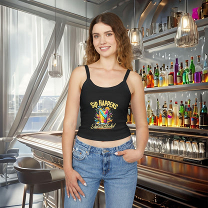 Playful & Stylish Womens Spaghetti Strap Tank Top Country in My Heart