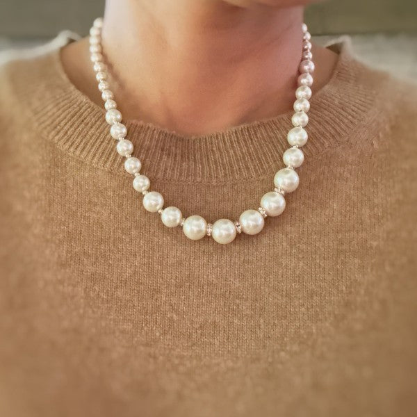 Graduated Glam Pearl Necklace Shop Style & More | Fresh Looks, Everyday Deals & Free Shipping