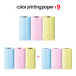 Compact and Colorful Mini Thermal Printer: Bluetooth Wireless Portable Pocket Label Maker for Stickers