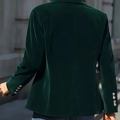 Women’s Slim-Fit Notch-Lapel Blazer FitiqueFit