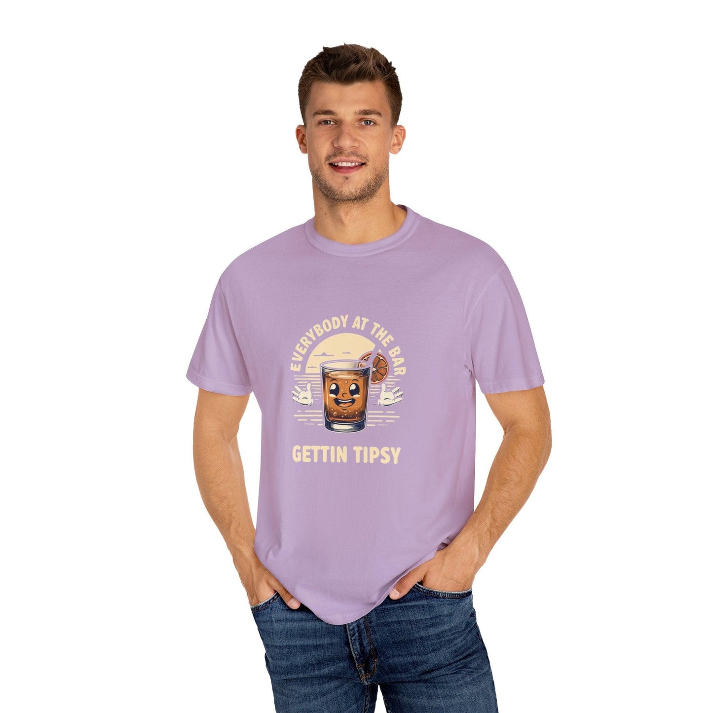 Everybody at the Bar Gettin Tipsy Unisex Garment-Dyed T-Shirt Country in My Heart