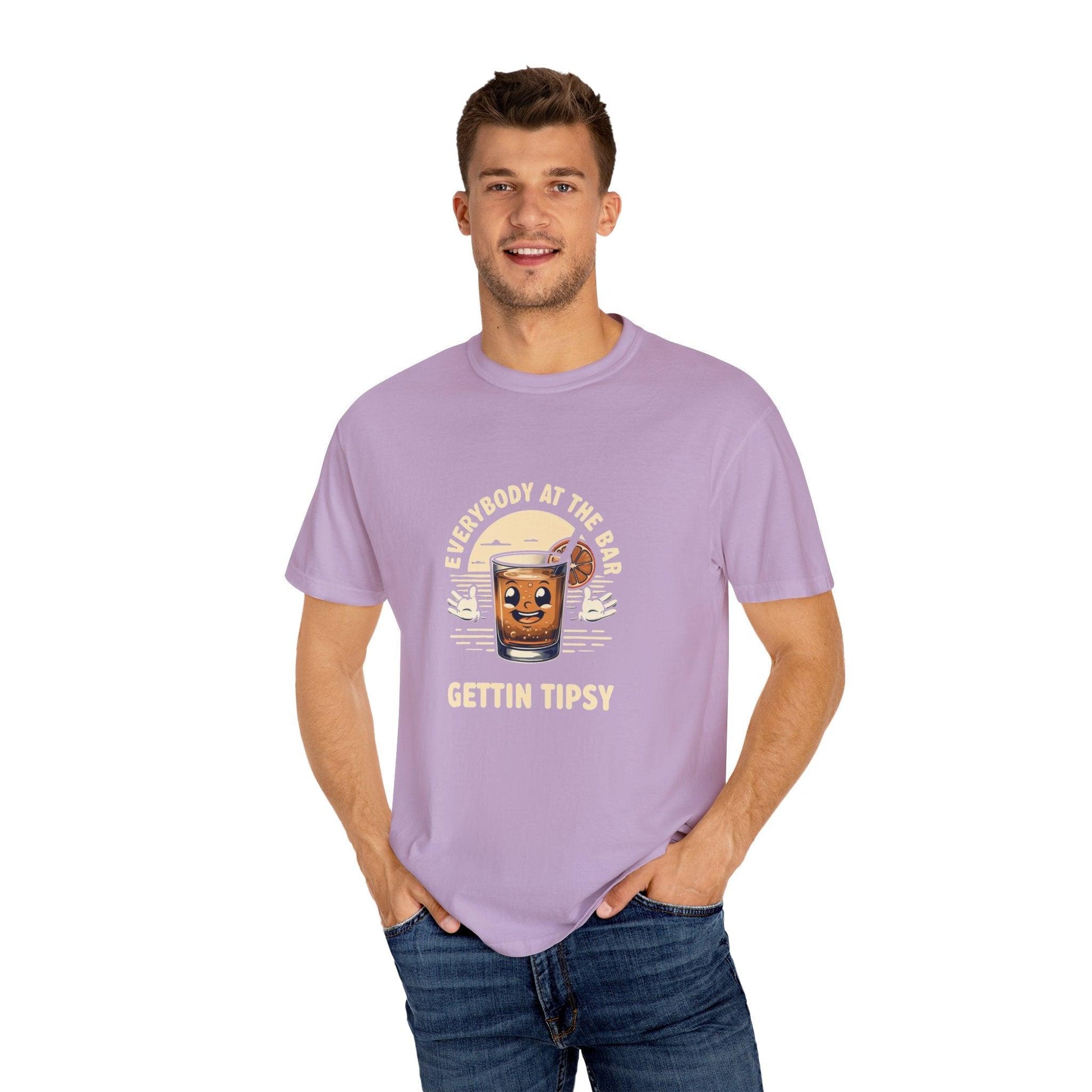Everybody at the Bar Gettin Tipsy Unisex Garment-Dyed T-Shirt Country in My Heart