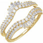 14K Yellow 1 CTW Natural Diamond Ring Guard Ethereal Legacy Boutiques