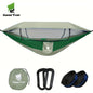 [3-in-1 Hammock] GEERTOP 3-in-1 Outdoor Hammock | Double Sleep Rest Camping Hammock with Mosquito Net Sun Shelter for Backpacking Travel Garden Park NovaCart
