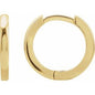 14K Yellow Hinged 15 mm Hoop Earrings Ethereal Legacy Boutiques