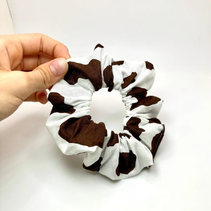 Mini Brown Cow Print Scrunchie Enchanted Scrunch