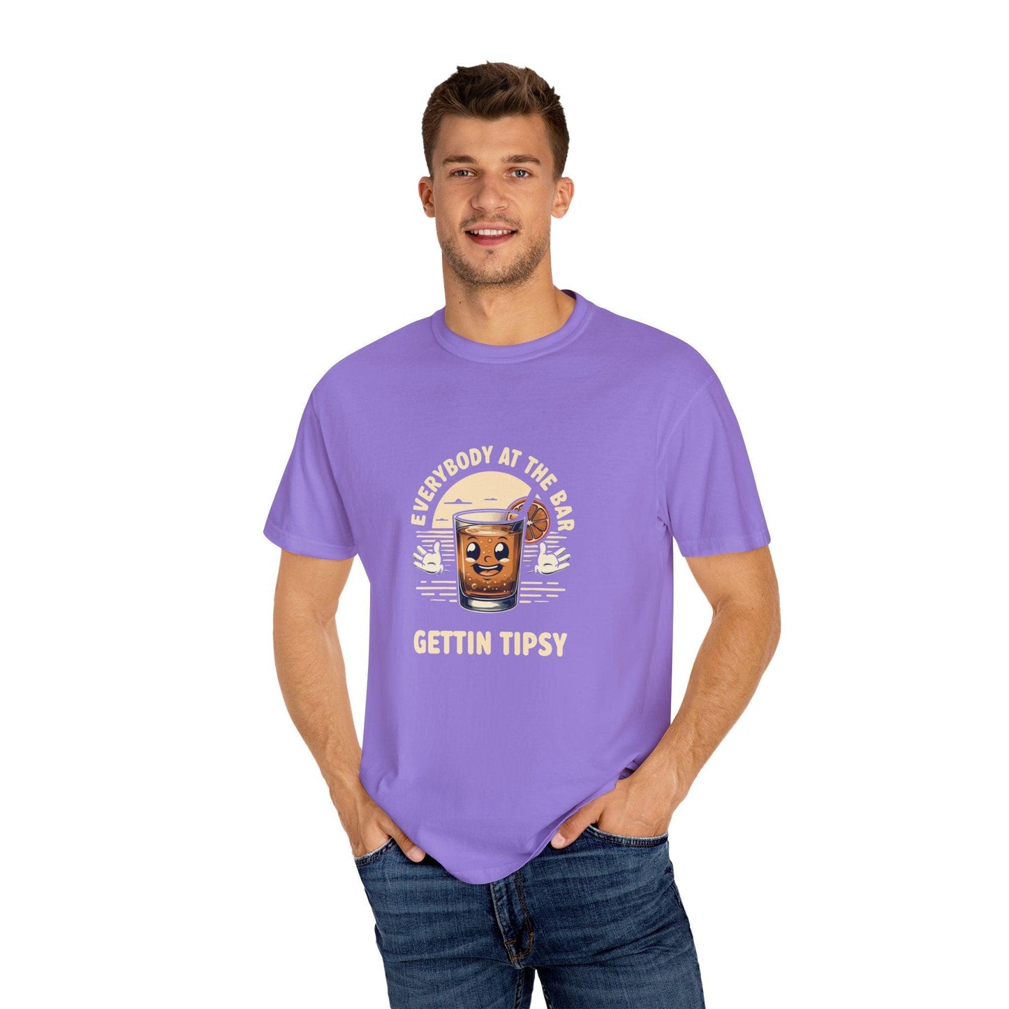 Everybody at the Bar Gettin Tipsy Unisex Garment-Dyed T-Shirt Country in My Heart