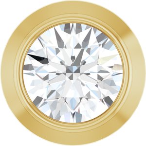 14K Yellow .06 CT Natural Diamond Slide Pendant Ethereal Legacy Boutiques