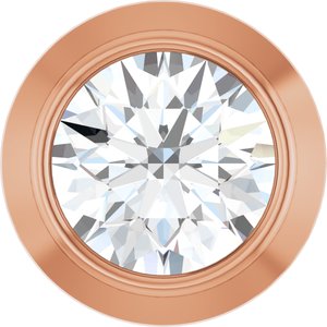 14K Rose .06 CT Natural Diamond Slide Pendant Ethereal Legacy Boutiques